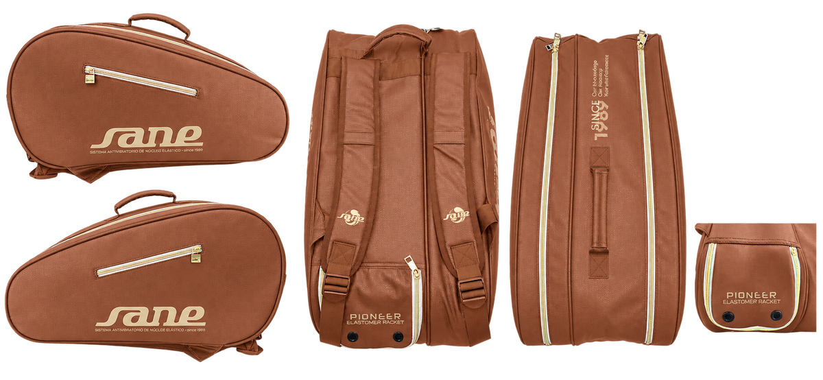 SANE Paletero Pro Leather Padel Bag - Brown