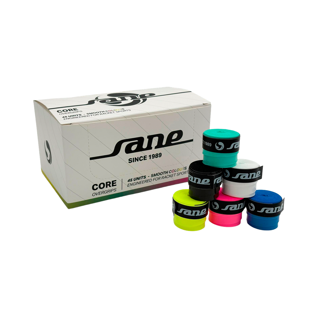 SANE CORE Overgrips – Multicolor Smooth – 45 Pack